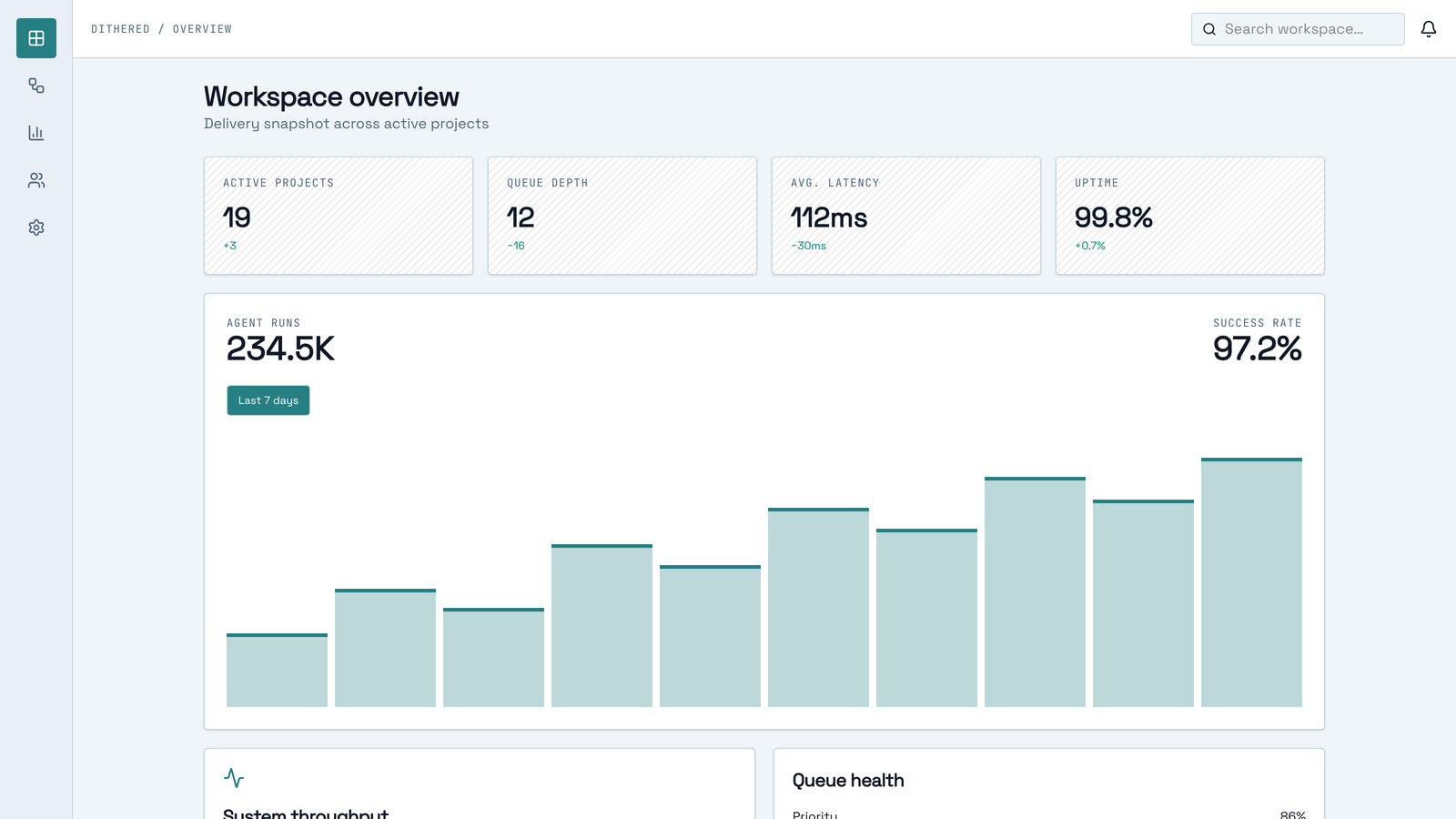 Dithered application design preview