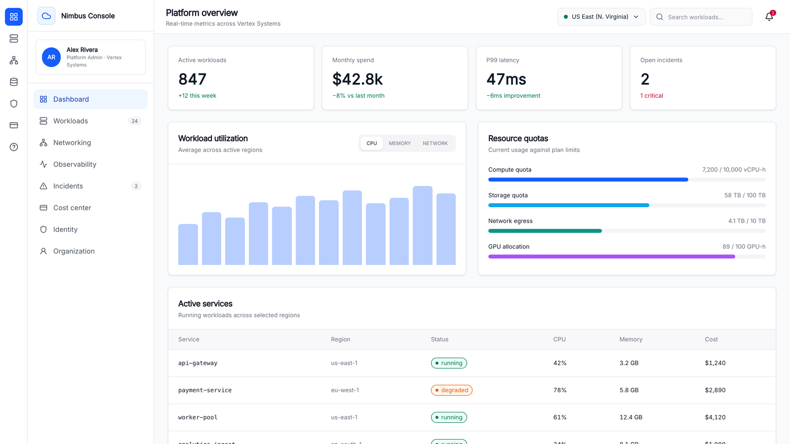 Enterprise application design preview